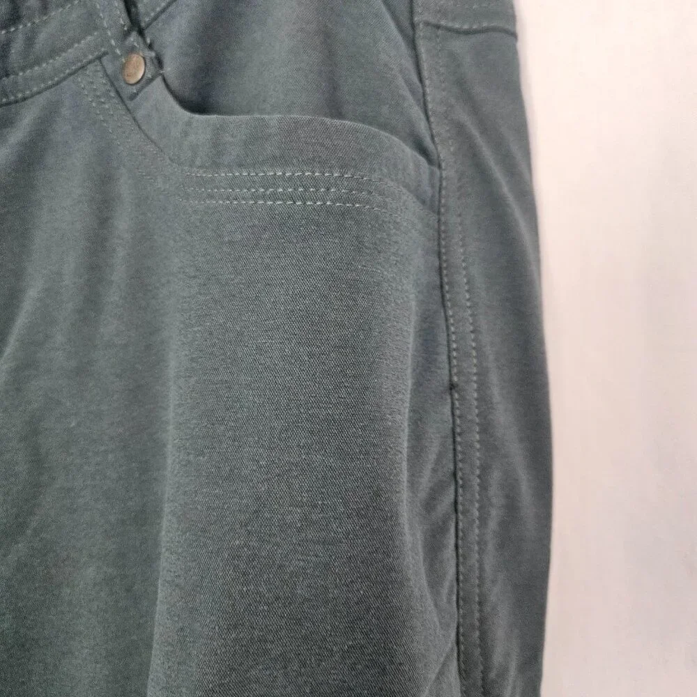 women's KUHL Trekr Pants Hiking climbing Outdoor‎ straight leg Green size 10S - Picture 4 of 13
